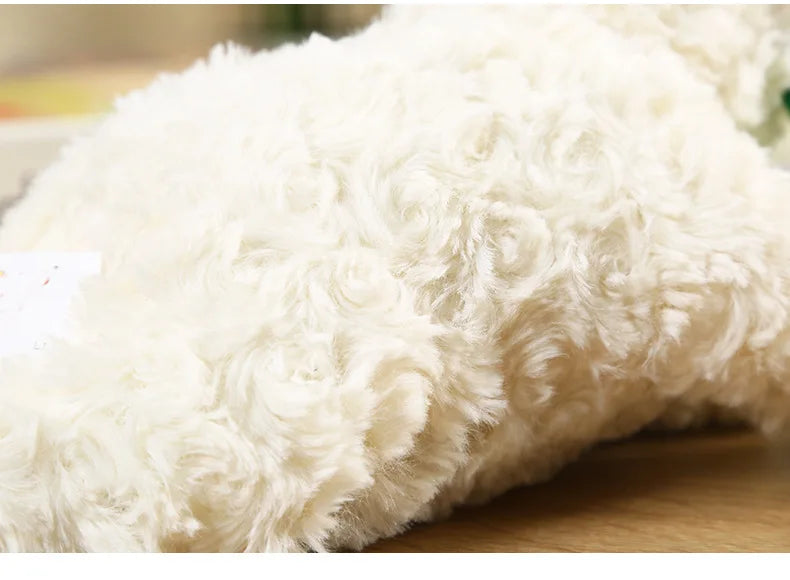 Plush Dog Toys With Squeaky Lamb Anime Lying Sheep Alpaca Plush Stuffed Interactive Toys For Dog Pet Toy Supplies