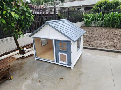 Outdoor chalet preservative wood garden house kindergarten toy simple tool room mobile flower room outdoor dog house