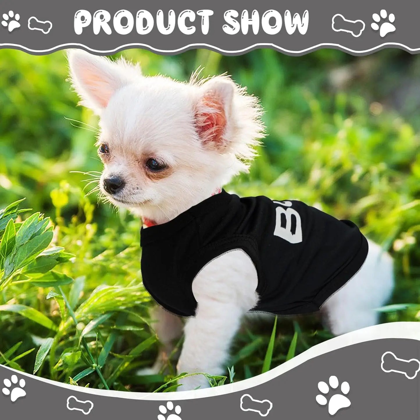 Dog BOSS Costume Dog Shirt for Small Dogs Boy Spring Summer Pet Clothes Breathable Chihuahua Yorkies Beagle Puppy Vest T-Shirts