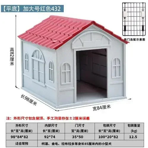 the BACKYARD DOG - Large Kennell Crate Doghouse, Accessories Playpens Outdoor Carrier, Doghouse Pet Supplies, Play Pen Mascotas Dog Furniture