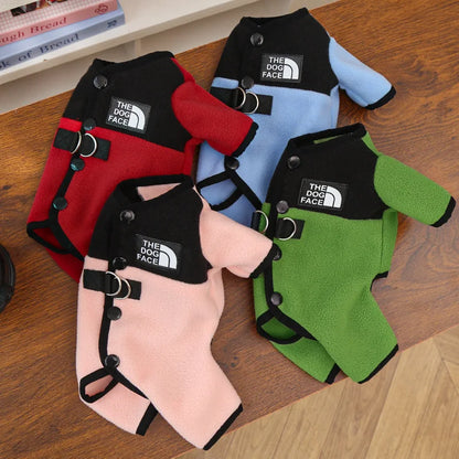 Pet Dog Clothes Soft Warm Fleece Dogs Jumpsuits Pet Clothing for Small Dogs Puppy Cats Clothes Chihuahua Yorkshire Costume Coat