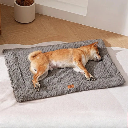 Dog Mat Autumn and Winter Dog Bed Cat Nest Long Plush for Small Medium Dogs Cats Pet Supplies Warm Pet Kennel Sleeping Mats