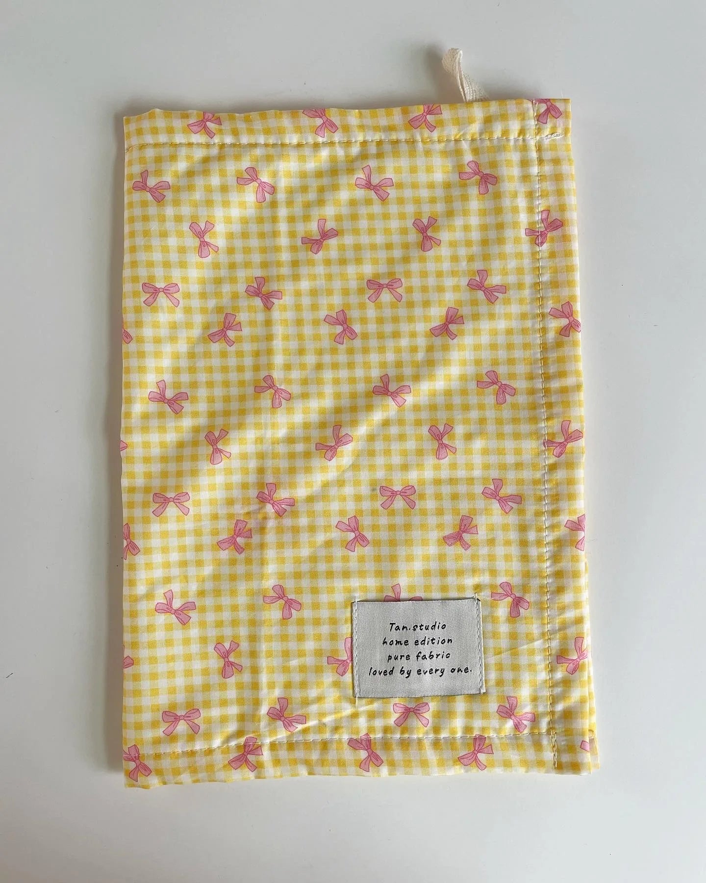 INS Plaid Bow Pet Meal Mat Double-sided Insulation Pad Napkins Cloth Desktop Accessories Shooting Background Cloth