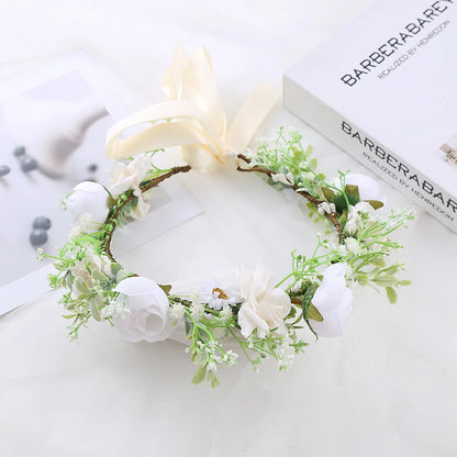 the BRIDAL BESTIE - Adjustable Elegant Dog Wedding Flower Collar for Medium/Large Dogs/Cats, Pet Wedding Photo Props, Costume Accessories