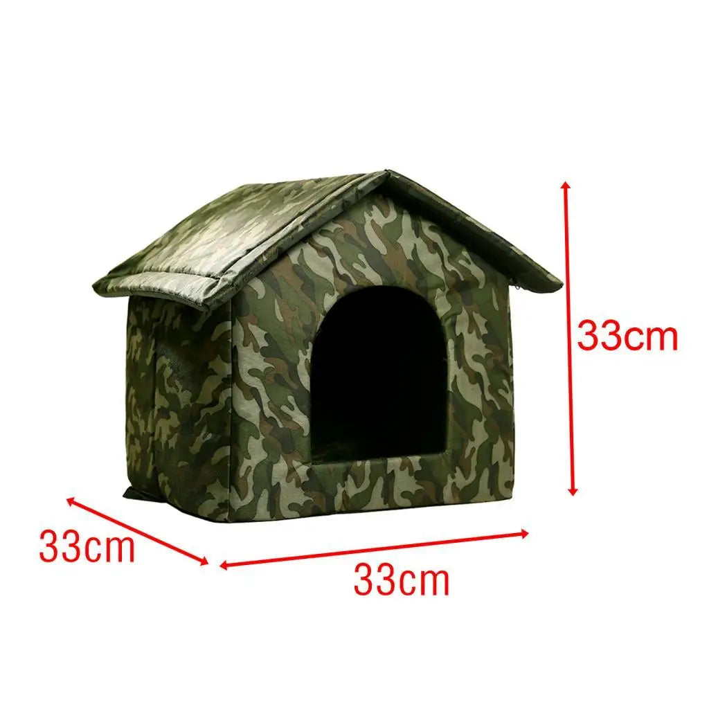 the STRAY HUT - Shelter: Portable and Weatherproof Bed for Stray Cats and Dogs