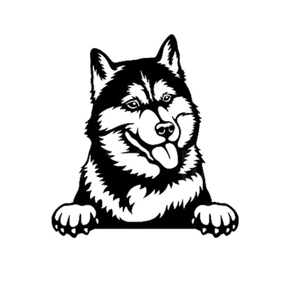 Cars Accessorie Decals Funny Dog With Name Car Decal Dogs Pet Animals Laptop Vinyl Sticker For Apple MacBook Pro/Air Decoration