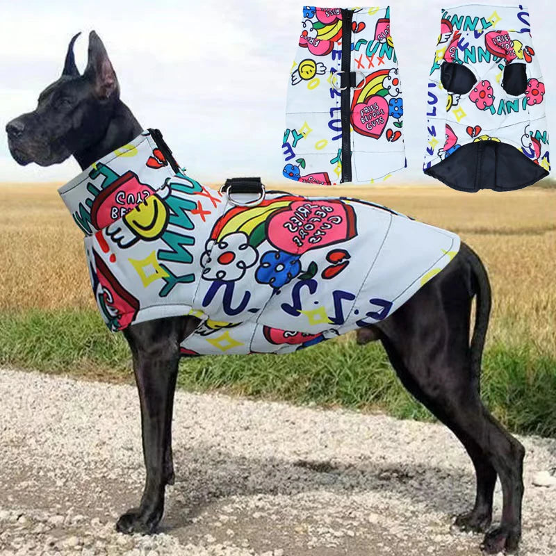 the FULL METAL JACKET DAWG - Fashion Big Dog Waterproof Jacket – Dog ...