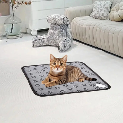 Pet Electric Blanket Winter Warming Pad Cat Dog Heated Nest Waterproof Warmer Power-Off Protection Bite-Resistant Mat Bed
