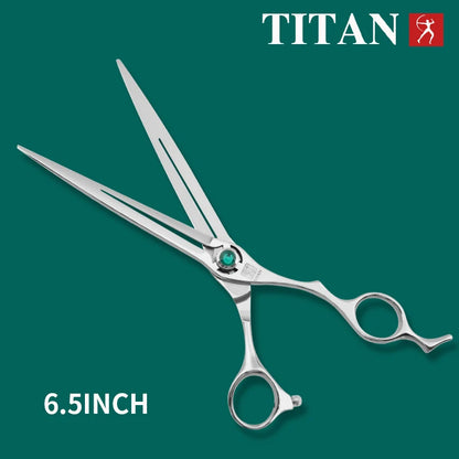 TITAN 7.0 7.5 inch professional  grooming scissors pet tools dog cut machine pet grooming Scissors