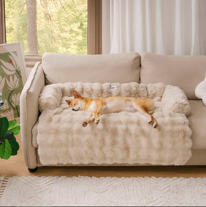 Fluffy Plush Pet Dog Bed Sofa For Large Dogs House Mat Kennel Winter Warm Cat Bed Pad Washable Dog Cushion Blanket Sofa Cover