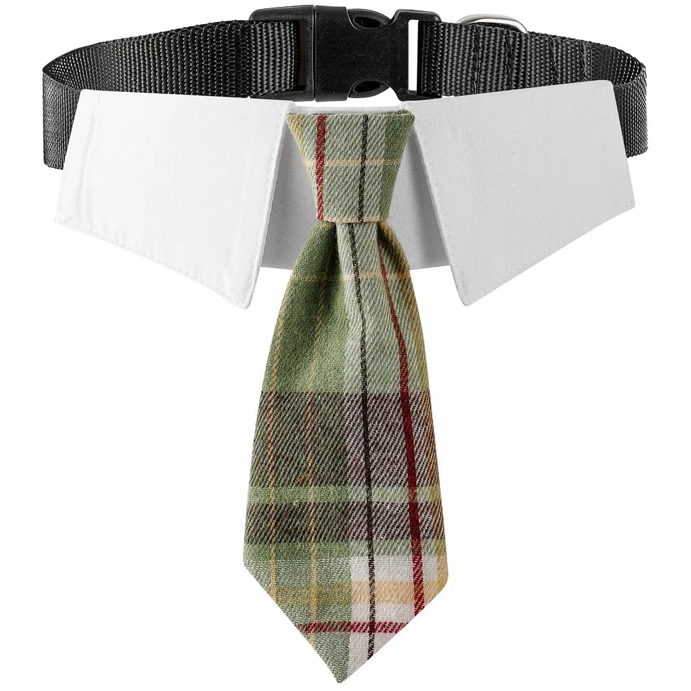 Adjustable Chic Pet Bandana with Bow Tie - Polyester Triangle Scarf & Drool Bib for Small to Large Dogs Perfect for Weddings