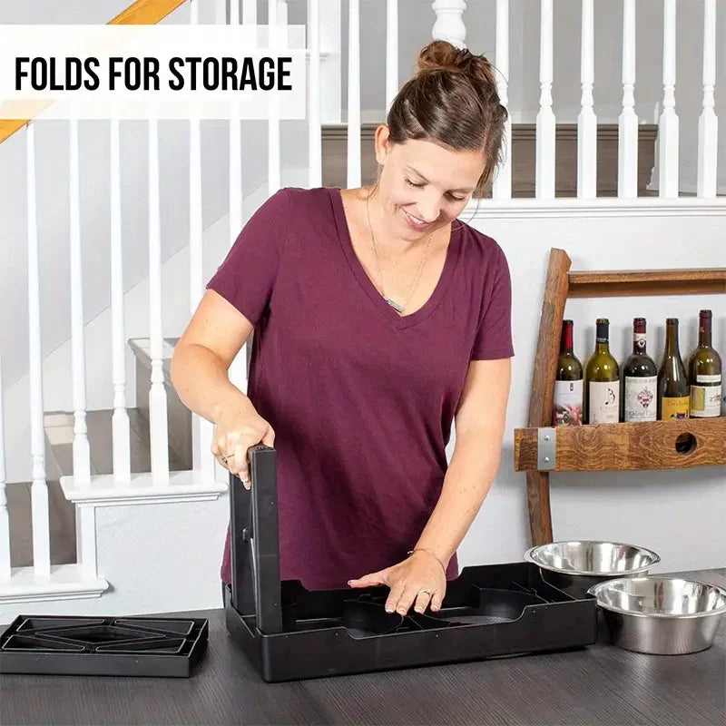 Pet Supplies Bowl Dog Bowl Drinking Water Feeding Double Bowl Lifting Bowl Rack Cat Slow Food Bowl Stainless Steel Pet Rice Bowl