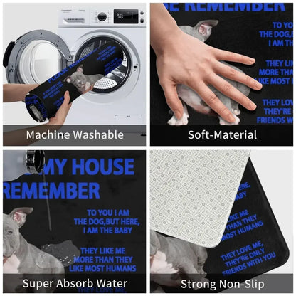 Beagle Dog Doormat Non-Slip Kitchen Bath Mat Living Room Door Floor Entrance Carpet Rug