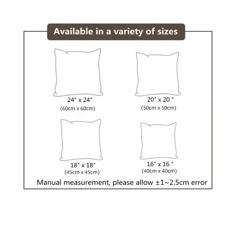 Home Decor Christmas Scenes: Dog, Bird, Cabin Pillow Covers Pattern Cushion Cover Suitable for Sofa Bedroom Car Pillow Cover