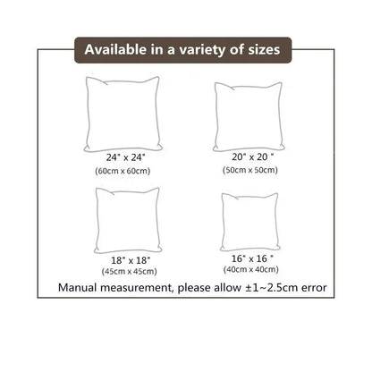 Home Decor Christmas Scenes: Dog, Bird, Cabin Pillow Covers Pattern Cushion Cover Suitable for Sofa Bedroom Car Pillow Cover