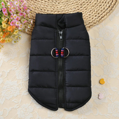 Warm Winter Dog Vest Clothes Thick Cotton Pet Clothing Autumn Winter Dogs Jacket Coat Outfit For Small Medium Large Dogs S-4XL