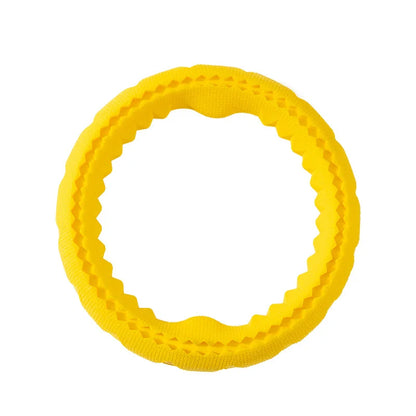 TPR Dog Toy Interactive Pet Flying Disk Training Ring Bite-Resistant Floating Toy for Dogs Aggressive Chewing Pet Toys