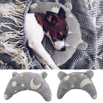 U Shaped Pet Pillow Pet Neck Protection Sleeping Pillow Comfortable Pet Dog Neck Pillow Glowing Washable Pet Calming Toy for Dog