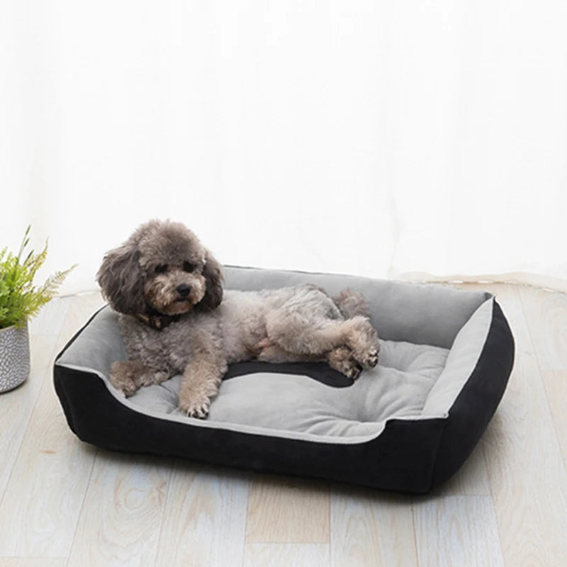 Non-slip Pet Bone Bed for Small Medium Large Dogs Winter Warm Puppy Big Dog Cushion Bulldog Cat mascotas Beds legowisko dla psa