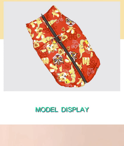 the FROSTCORE DOWN DOG JACKET - Warm Dog Down Jacket, Winter Thickened Dog Clothes, Waterproof Dog Jacket, Medium and Large Dog Clothing, Welsh Corgi Clothing