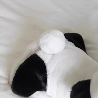 Pet Cute Panda Transformed Dog Costume Plush Panda Four Legged Coat Clothes Four Legged Coat Teddy Bear Puppy Clothes