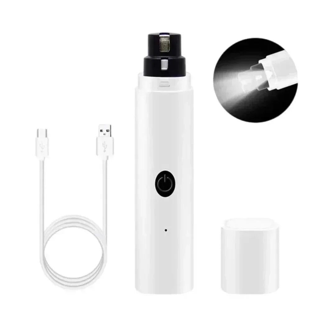 Electric Pet Nail Clipper USB Charging for Dogs Cats Portable Safe Nail Grinder for Small Medium Large Puppies  Kittens Grooming