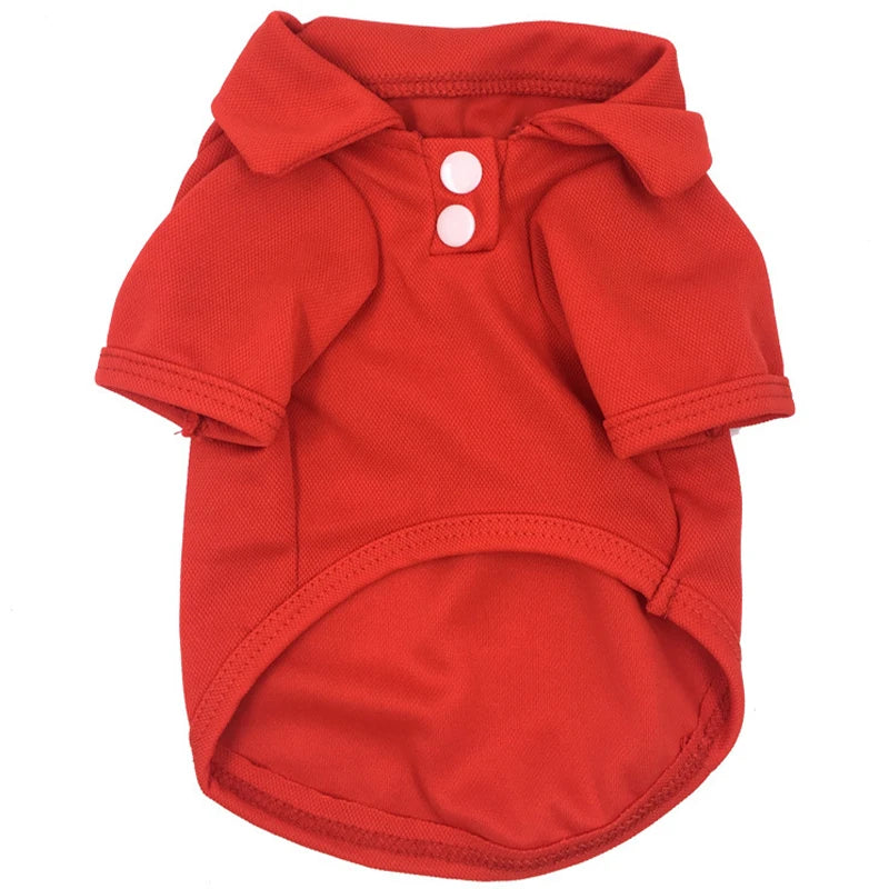 the CANDYPAW COOL TEE - Summer Pet Vest, 6 Candy Color Shirts, Puppy Breathable Solid Polo-Shirts, Chihuahua/Yorkie Fashion Vests, Dog Costume, Pet Clothing