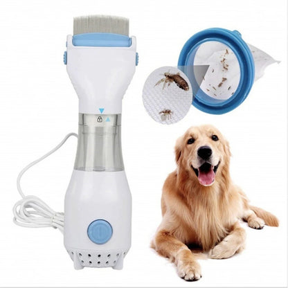 Electric Anti Lice Grabber Multifunctional Physical Flea Removal Killer Dog Brush Small Power Comb for Pet Dog Cat Accessories
