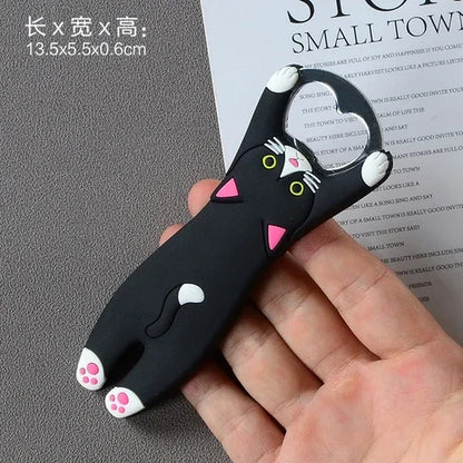 Cartoon Cute Animal Paw Wine Bottle Opener Beer Bottle Opener Cat Magnet Refrigerator Sticker Dog Fridge Magnet Beer Opener