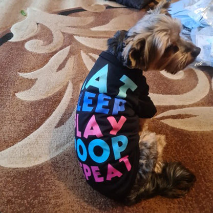 the TINYTAIL COTTON SHIRT - Cheap Cotton Puppy Dog T-Shirt for Small Dogs, Hot Sale Print Pet Clothes, Yorkshire, Pomeranian, Pug, Cat Shirts