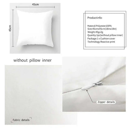 Home Decor Christmas Scenes: Dog, Bird, Cabin Pillow Covers Pattern Cushion Cover Suitable for Sofa Bedroom Car Pillow Cover