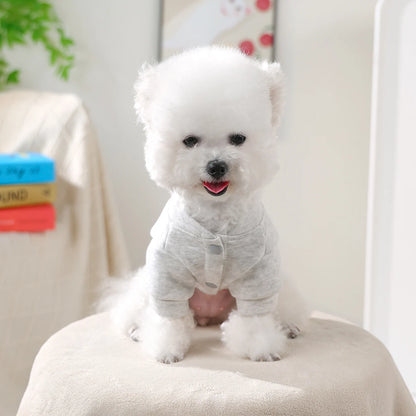 1-piece Dog Clothes Casual and Comfortable Embroidery Pink Pig Sweater Small Dog Cat Pet Autumn and Winter Cardigan Jacket