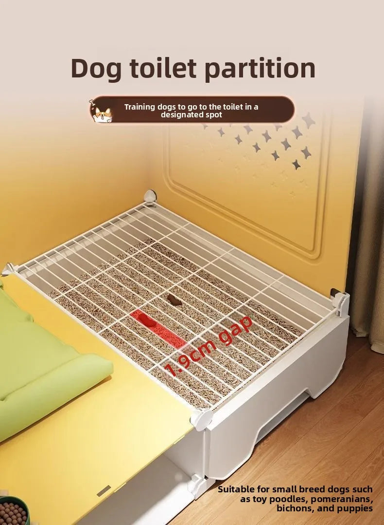 Kennel Luxury Large Space With Villa Dog Cage Small Dog Separation