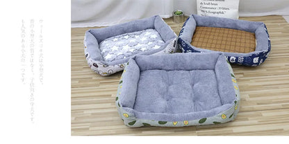 Pet Large Dog Bed Warm House Candy-colored Square Nest Pet Kennel For Small Medium Large Dogs Cat Puppy Plus Size Dog Baskets ﻿