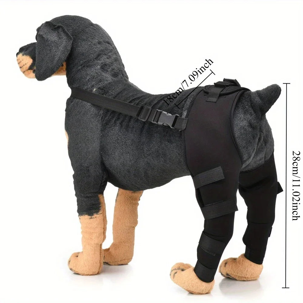 the MOBILITY AID BRACE - Pet Rear Leg Walking Brace - Senior Dog Post-Op Support Strap, Leg Protection & Mobility Aid