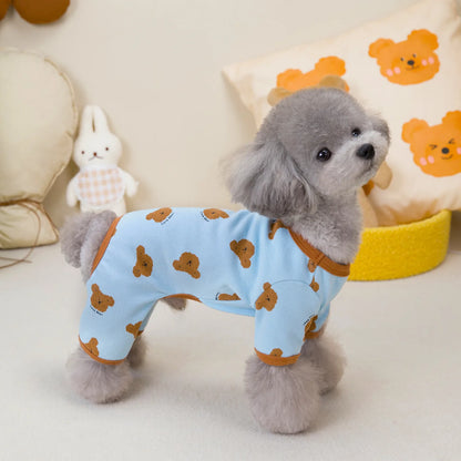 For Dogs Jumpsuit Puppy Pajamas Small Medium Pet Clothing Elegant Four Legs Clothes Chihuahua Pomeranian Costume Pet Supplies