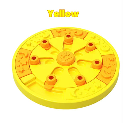 3in1 Interactive Dog Puzzle Toys - Fun Slow Feeder Brain Education Treat Puzzles with IQ Squeak Design - Educational Dog Toys