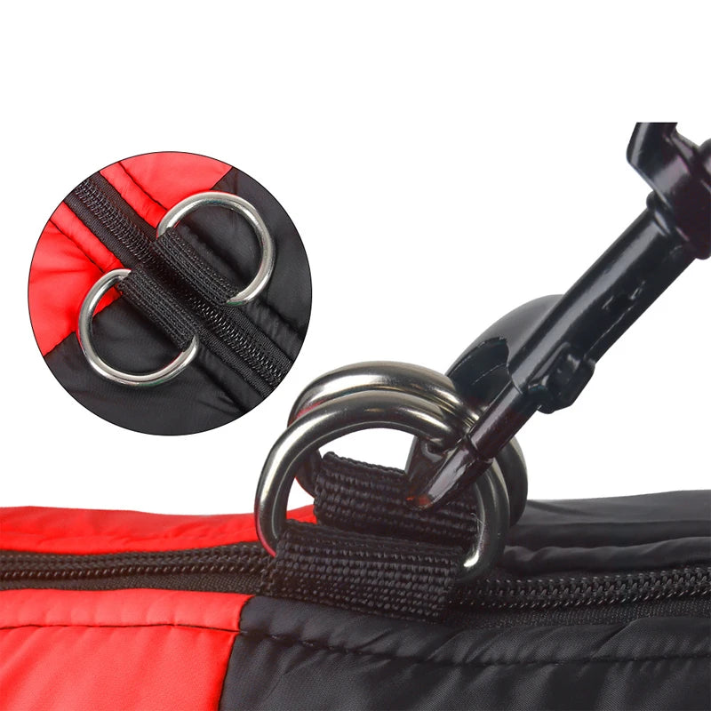 the WARMER JACKET - Pet Waterproof Warm Large Dog/Coat/Puppy Clothing, Pet Vest Jacket, Winter Warm Dog Clothes, Waterproof Pet Vest Zipper Jacket