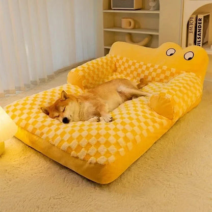 Pet Autumn And Winter Dog House Warm Removable And Washable Dog Bed Dog Sofa Winter Mat Sleeping Pad