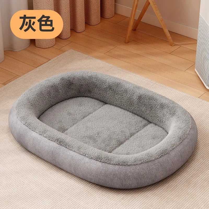 All-weather Small Dog Pet Doghouse for Winter Warmth Thick Cat Bed Dog Mat