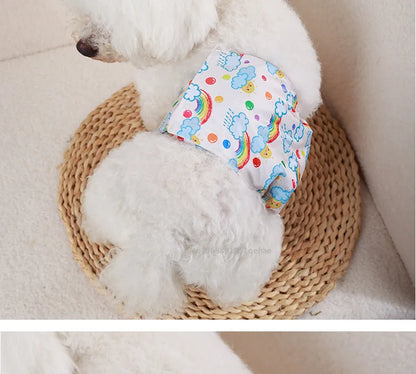 Washable Male Dog Physiological Pants Reusable Sanitary Underwear Belly Wrap Band Cotton Diaper For Large Small Medium Dog