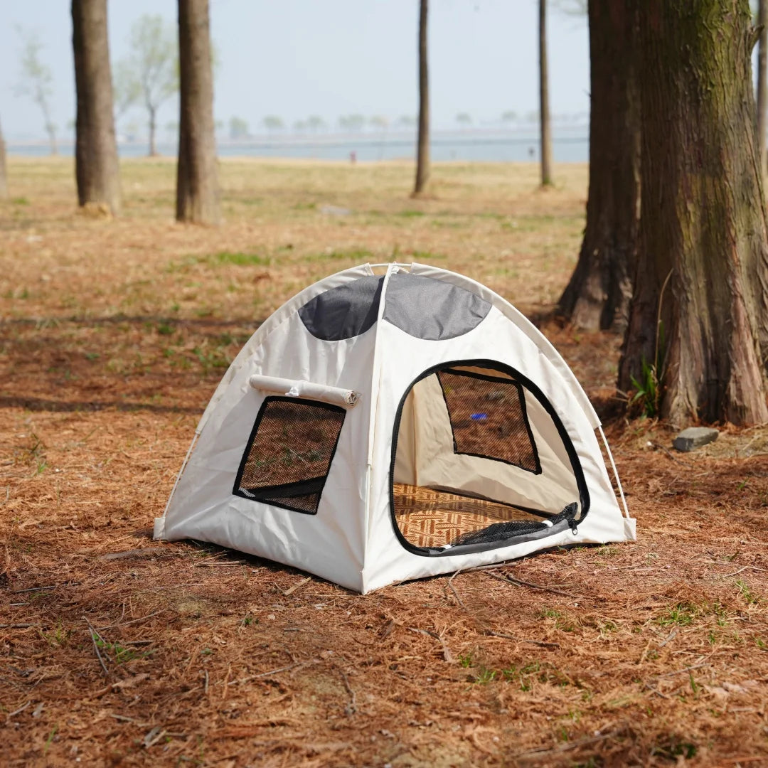 Factory Wholesale Fabric Waterproof Outdoor Camping Cat Dog House Pet Tent
