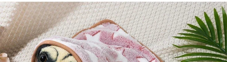 Soft Fluffy Coral Fleece Pet Sleeping Blanket Dog Blanket Warm Breathable Cat Cover Blanket Comfortable Dog Sleeping Sheet Mat