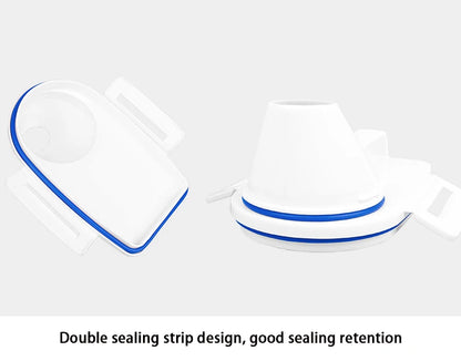 1.5L/2L Dog Cat Food Pail Plastic Storage Tank with Measuring Cup Container Moisture-proof Sealed Jar Pet Supplies Accessories