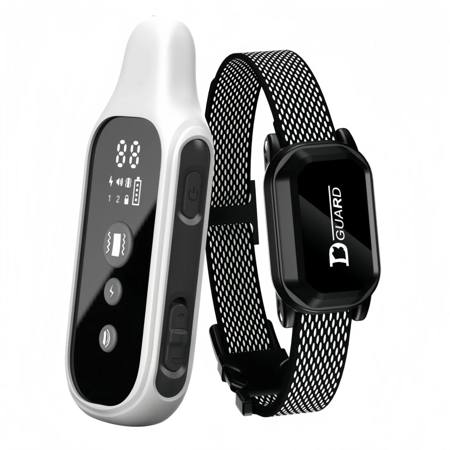 the ULTRACOMMAND DIGITAL TRAINER - 800m Digital Dog Training Collar, Waterproof Rechargeable Remote-Control Pet with LCD Display for All Size Shock Vibration Sound