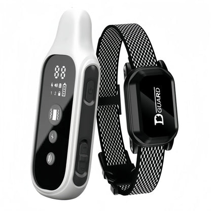 the ULTRACOMMAND DIGITAL TRAINER - 800m Digital Dog Training Collar, Waterproof Rechargeable Remote-Control Pet with LCD Display for All Size Shock Vibration Sound