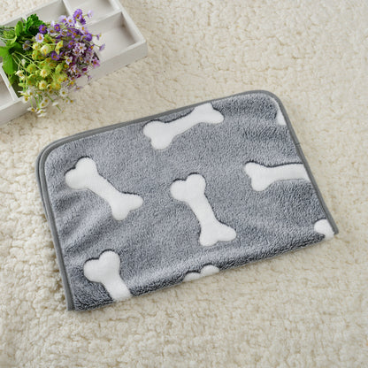 Dog Bed Mat Blanket Soft Cozy Pet Cushion For Small Large Dogs Spring Autumn Warm Travel Mats French Bulldog Chihuahua Supplies