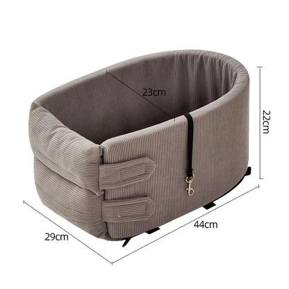 Dog Car Seat Bed Car Central Dog Car Seat Bed Portable Dog Carrier for Small Dogs Cats Safety Travel Bag Dog Accessories