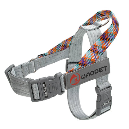 Large Pet Dog Reflective Harness Cat Chest Strap Adjustable Small Medium Dog Puppy Harness Vest Teddy Outdoor Walker Lead Leash