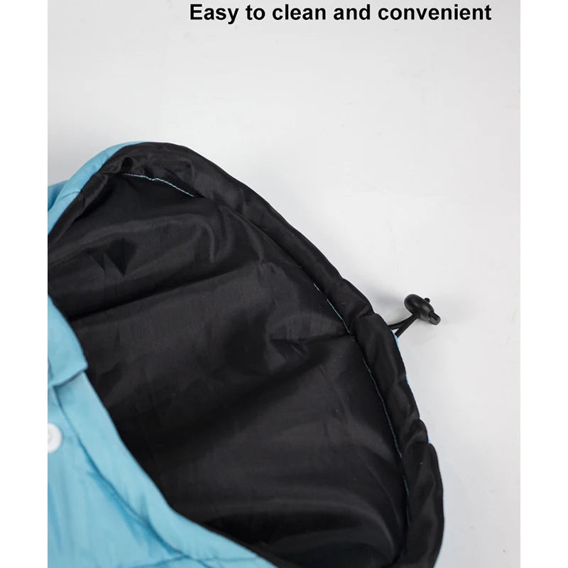 the SLEIGH DOG - Warm Dog Cotton Jacket Outfit, Winter Pet Clothes, Puppy Coat for Small/Medium Dogs and Cats, French Bulldog/Chihuahua/Poodle Clothes